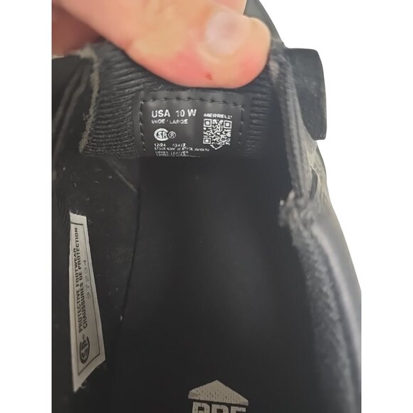 Merrell Men's Jungle Moc LTR CT CSA Work Shoes J003347W Black Size 10W - Picture 4 of 7